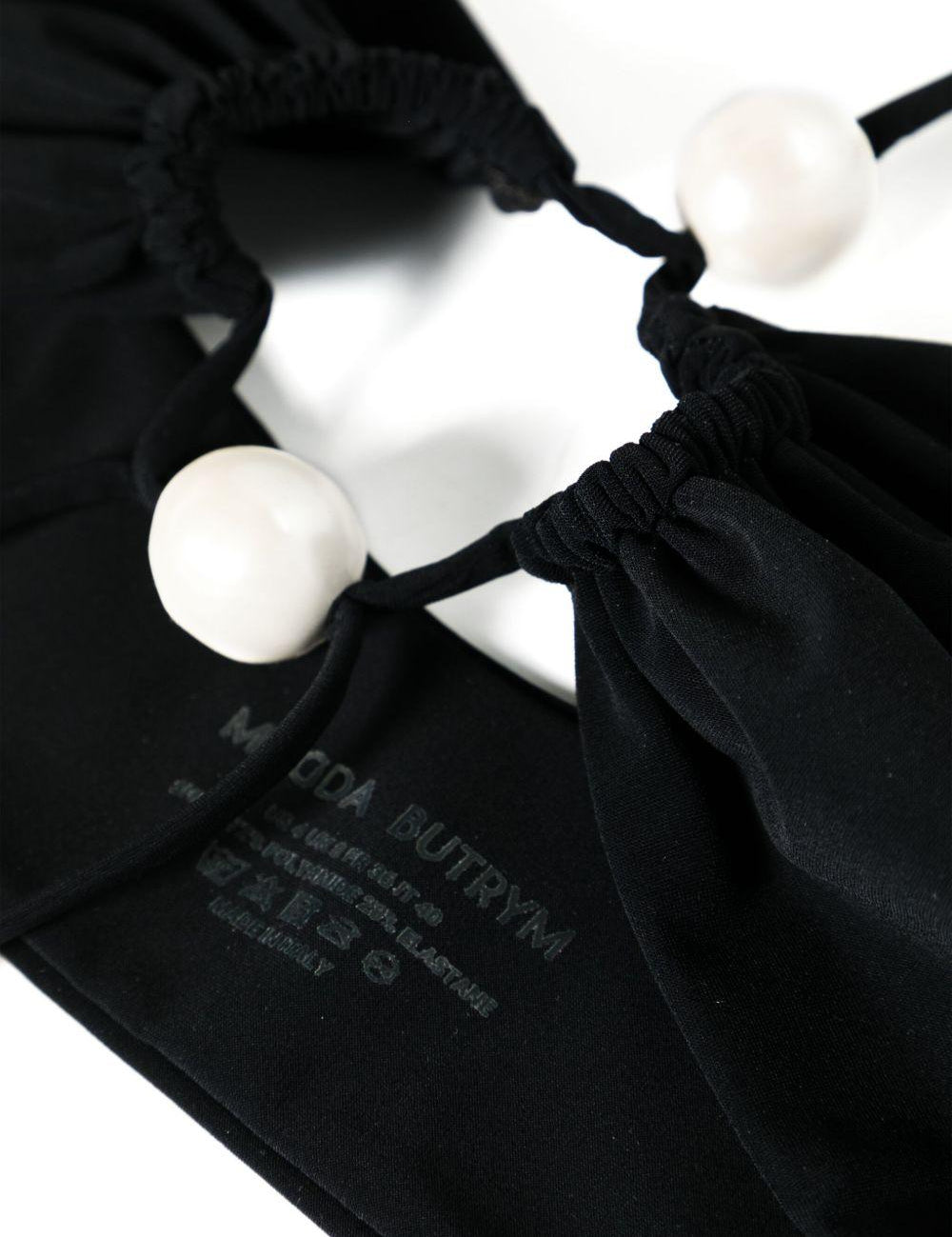 Top bikini in nero Magda butrym - donna 