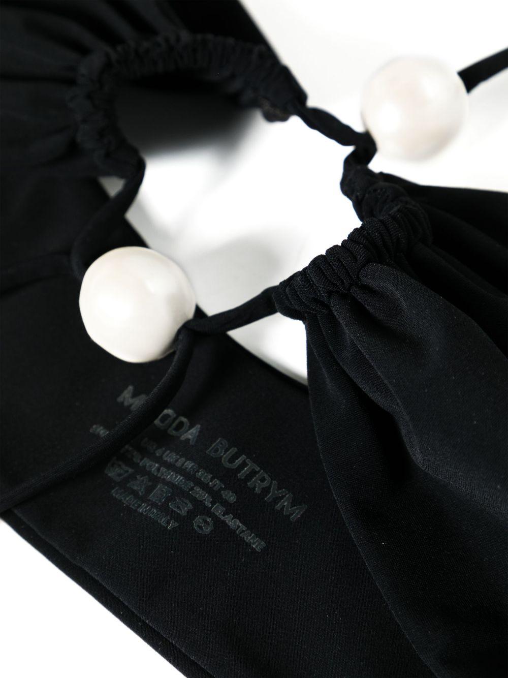 Top bikini in nero Magda butrym - donna 