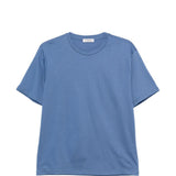 T-shirt girocollo in azzurro Kangra - uomo 