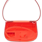 Borsa a spalla 1 dr trasparente in arancione Diesel - donna 