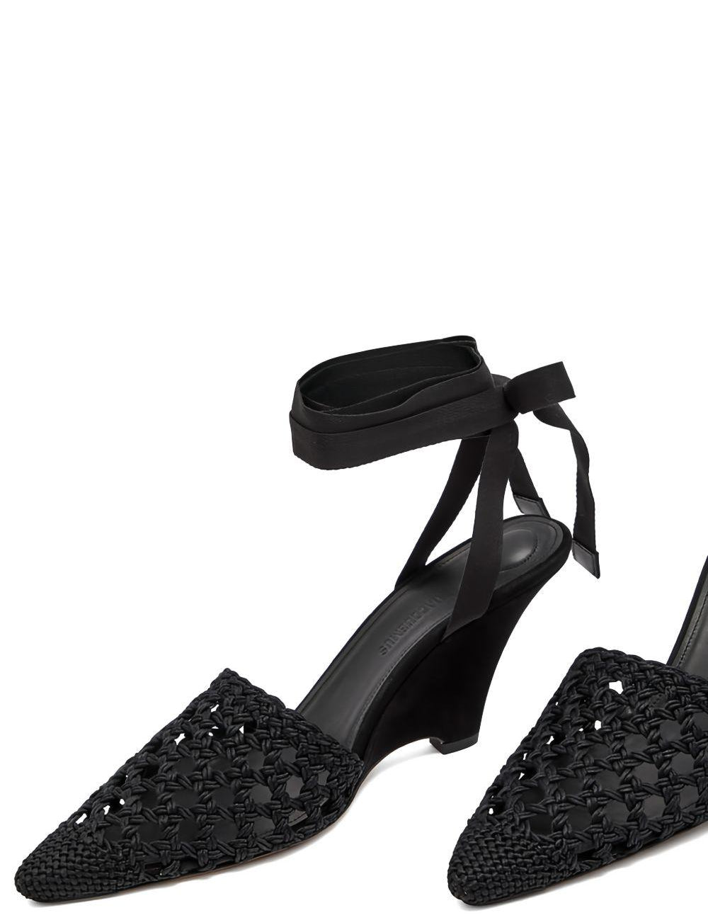 Espadrilles The High con zeppa in nero Jacquemus - donna 