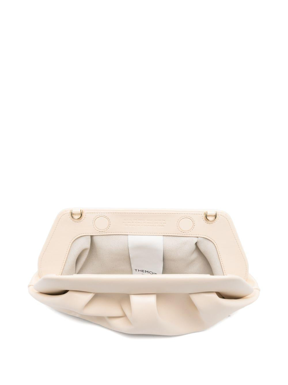 Clutch bios baguette in avorio Themoirè - donna 