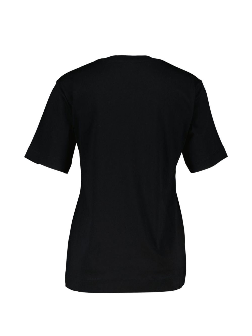 T-shirt con dettaglio a fiori in nero Simone rocha - donna 