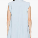 Gilet oversize in azzurro Maxmara sportmax - donna 