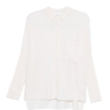 Cardigan con colletto in cashmere andrea in bianco Gotha - donna 