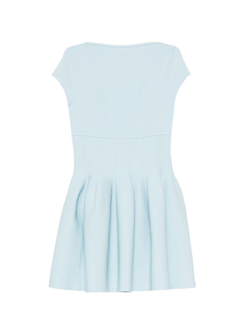 Abito corto svasato in azzurro Simkhai - donna 