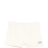 Shorts con vita elasticizzata in beige Entire studios - donna 