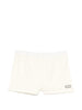 Shorts con vita elasticizzata in beige Entire studios - donna