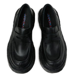 Mocassini con plateau e cinturino in nero Camper lab - uomo 
