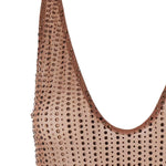 Abito con strass in marrone Venuja - donna 