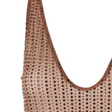 Abito con strass in marrone Venuja - donna 