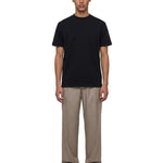 T-shirt a maniche corte in nero 