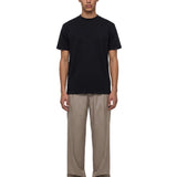 T-shirt a maniche corte in nero 