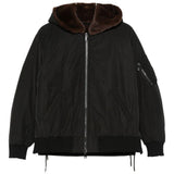 Giaca con cappccio in marrone Gotha - donna 