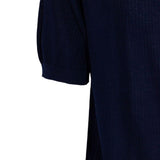 Polo con zip in blu Kangra - uomo 
