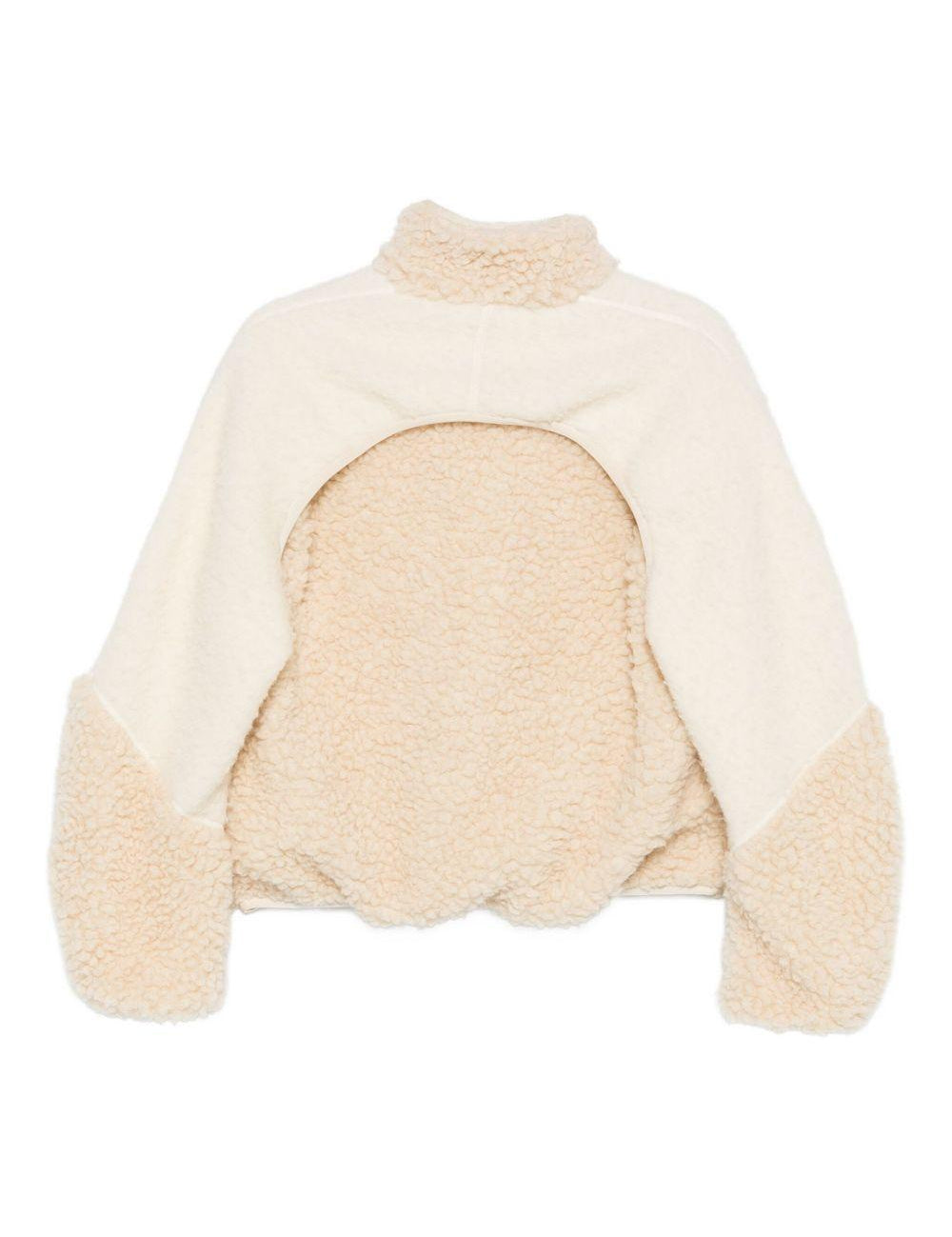 Giacca in teddy beige e avorio Bacon - donna 