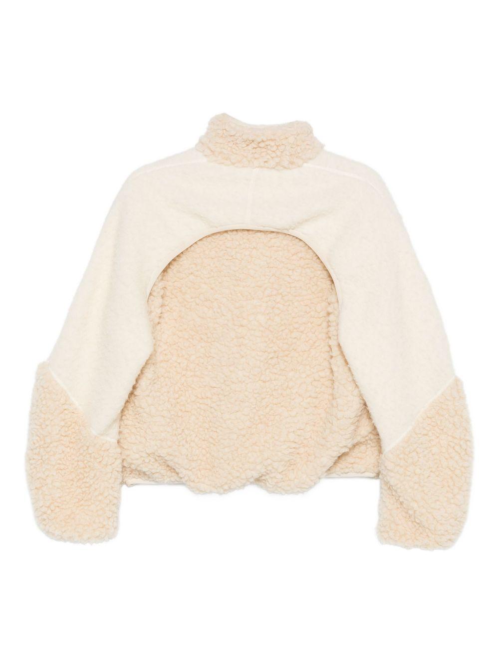 Giacca in teddy beige e avorio Bacon - donna 