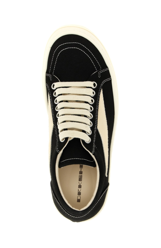 Sneakers basse vintage in nero Rick Owens Drkshdw - uomo 