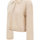 Polo a maniche lunghe in beige Laneus - uomo 