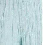 Pantaloni plissettati in azzurro gongdid design - donna 
