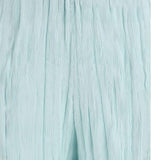 Pantaloni plissettati in azzurro gongdid design - donna 