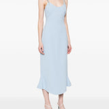 Abito con ricamo in azzurro chiaro David Koma - donna 