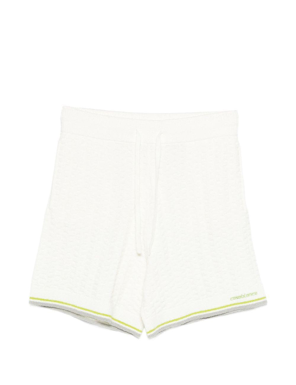 Shorts con coulisse in bianco Casablanca - uomo 