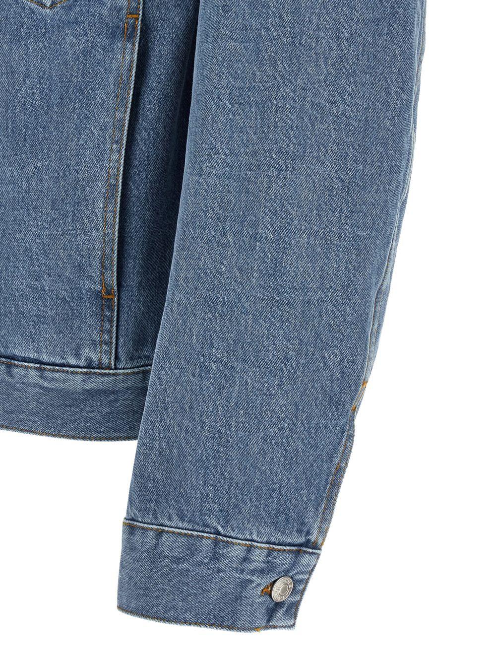 Giacca denim vuskin in blu 