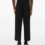 Pantaloni dritti in nero Laminar - uomo 