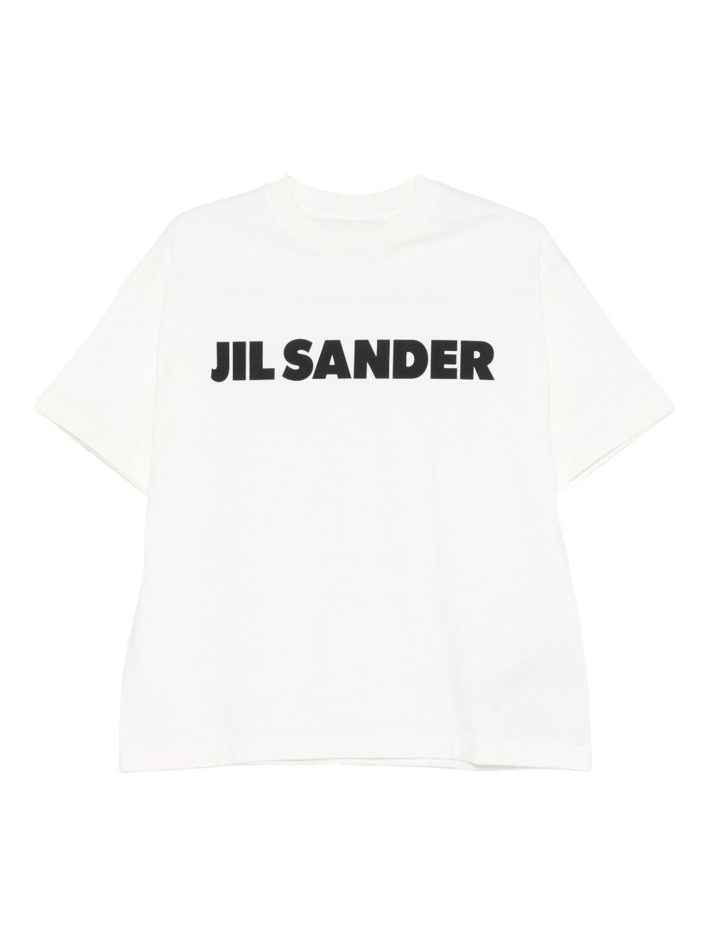 T-shirt con logo in bianco Jil sander - unisex 