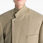 Giacca sartoriale doppiopetto in beige Lemaire - donna 