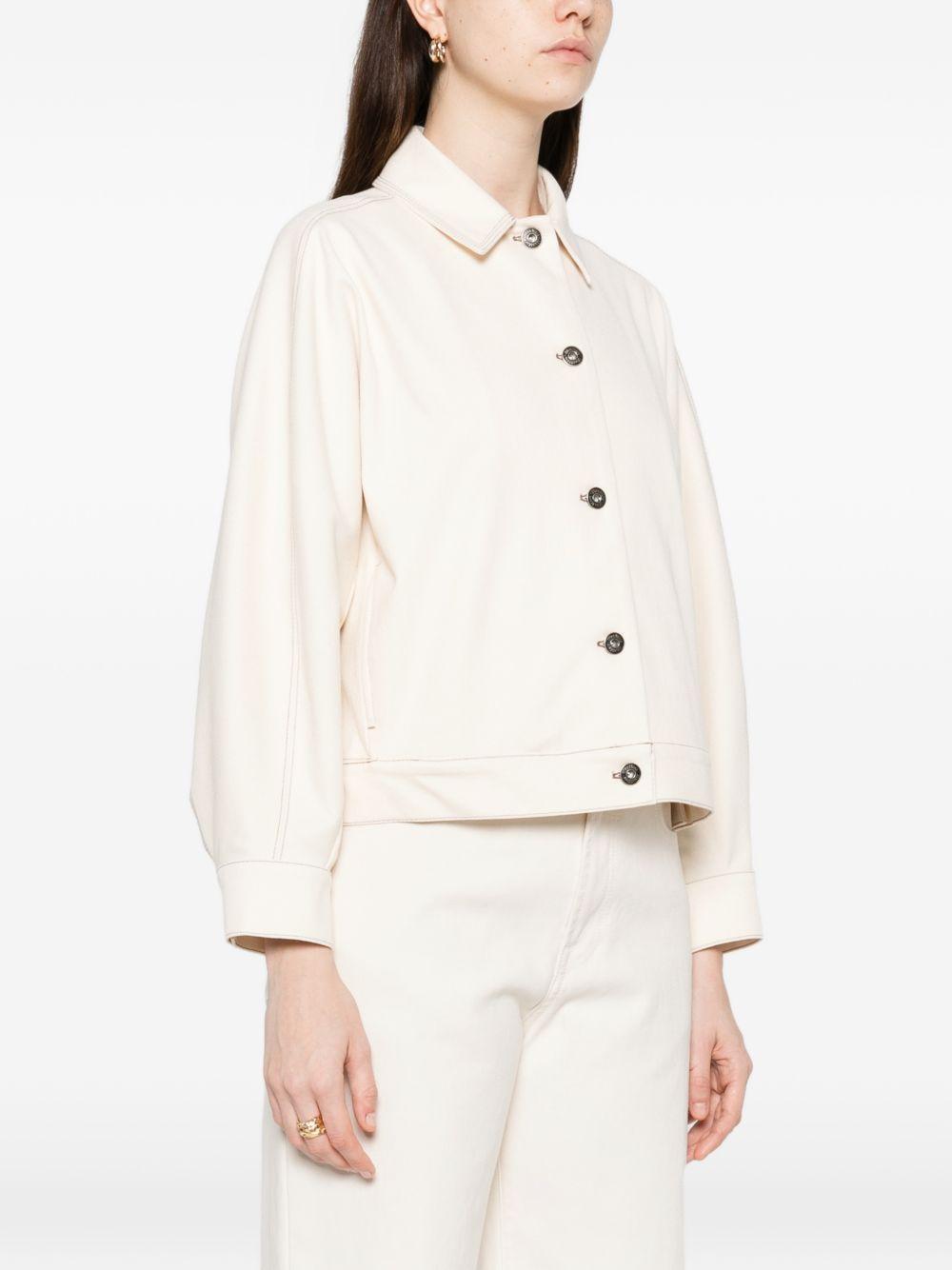 Giacca in jersey effetto denim nettare in avorio Maxmara - donna 