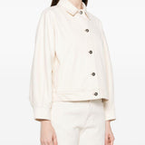 Giacca in jersey effetto denim nettare in avorio Maxmara - donna 