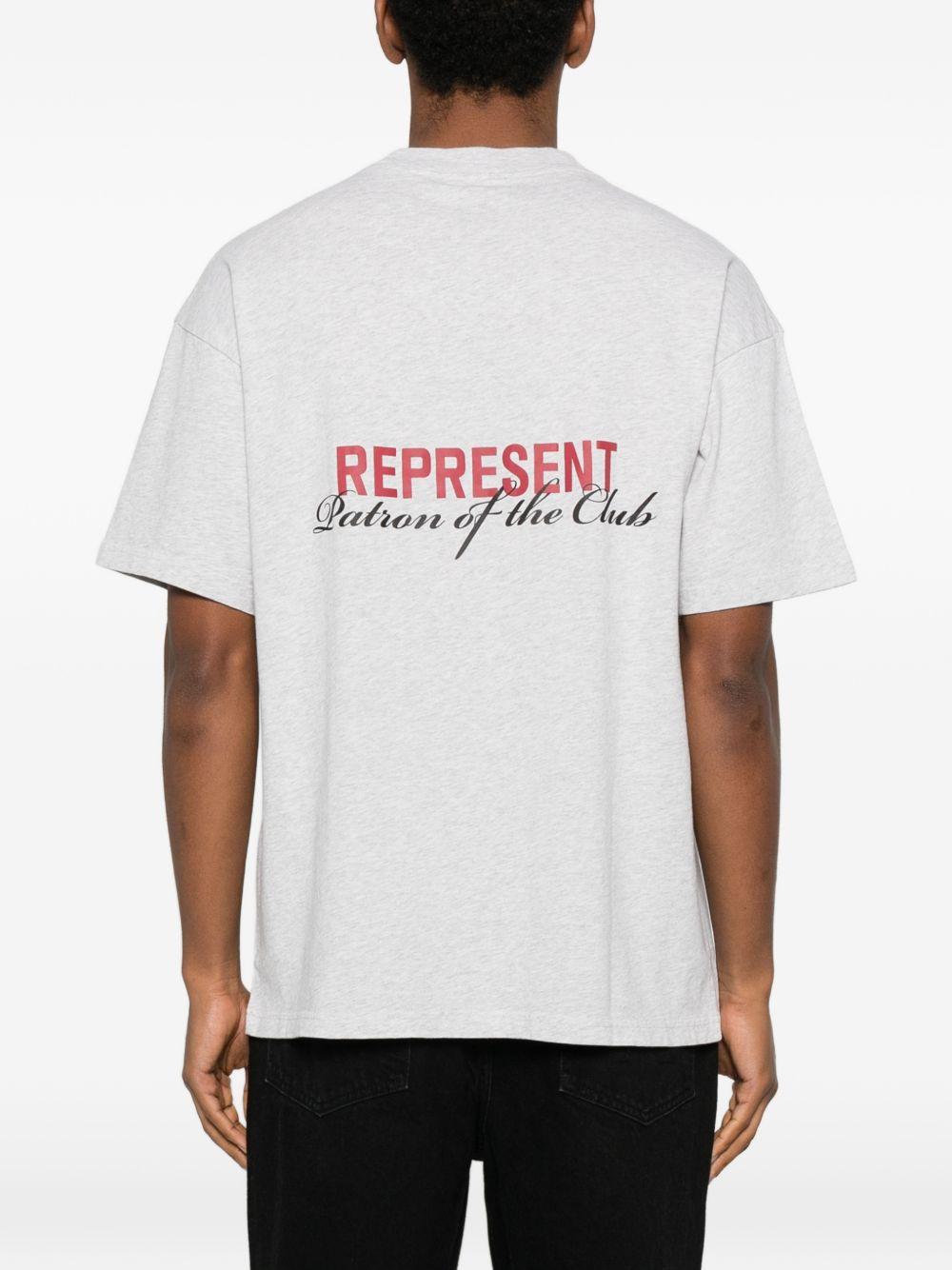 T-shirt in cotone in grigio Represent - uomo 