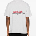 T-shirt in cotone in grigio Represent - uomo 