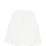 Giacca con scollo a V in bianco Undercover - uomo 