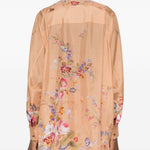 Camicia Patience a fiori in rosa pesca Zimmermann - donna 