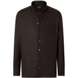 Camicia Di Lino Oasis in marrone Zegna - uomo 