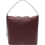 Borsa a spalla Vera maxi in bordeaux 