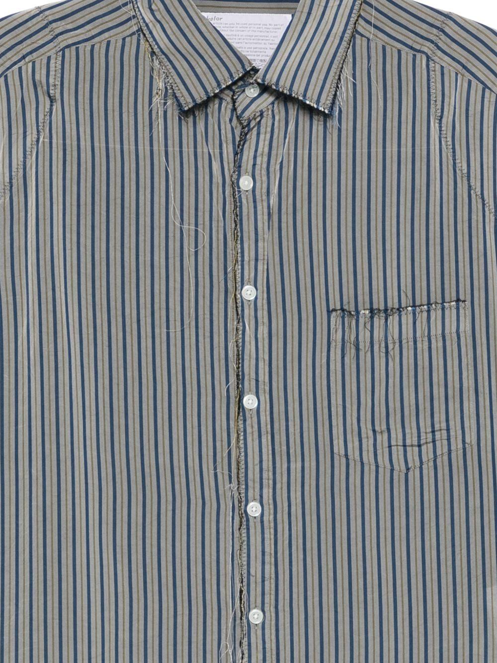 Camicia a righe in grigio Kolor - uomo 