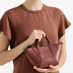 Borsa tote piccola BC Duo in marrone Brunello Cucinelli - donna 