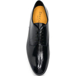 Derby in pelle in nero 