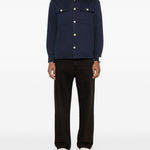 Giacca-camicia con tasche in blu Eleventy - uomo 