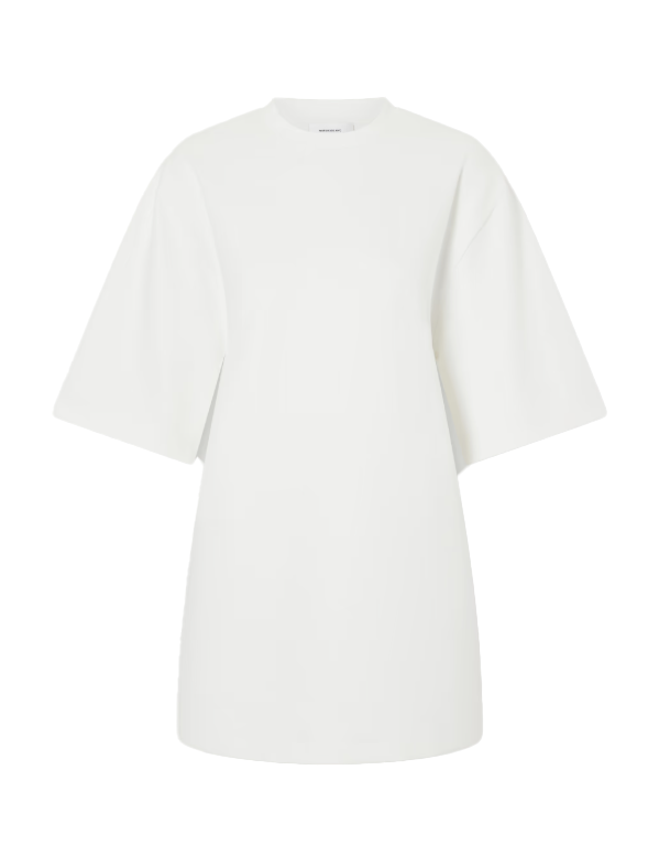 Abito a t-shirt con schiena scoperta in bianco  Wardrobe NYC - donna 