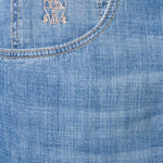 Jeans dritti in blu Brunello cucinelli - uomo 