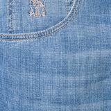 Jeans dritti in blu Brunello cucinelli - uomo 