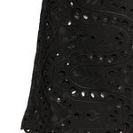 Pantaloni broderie-anglaise in nero Charo ruiz ibiza 1989 - donna 