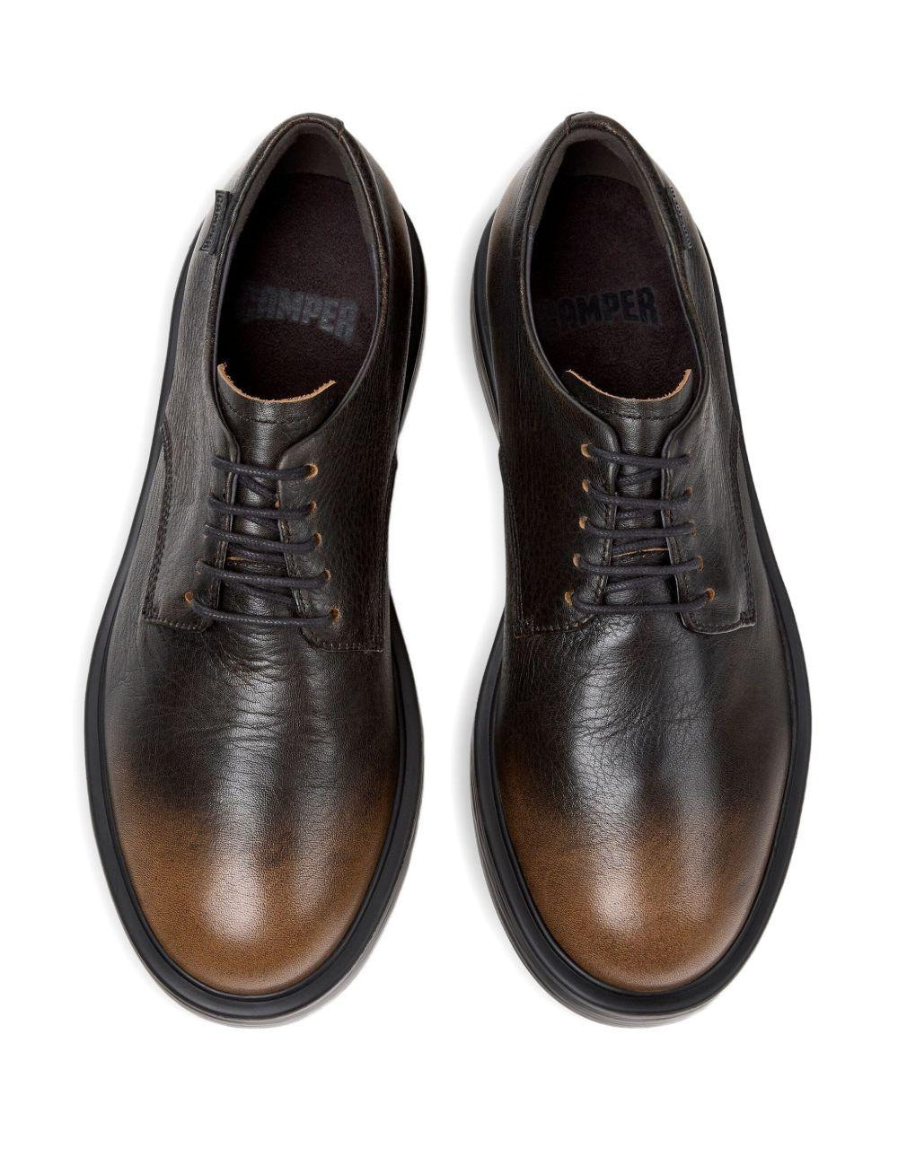 Derby stringate dean in nero e marrone Camper - uomo 