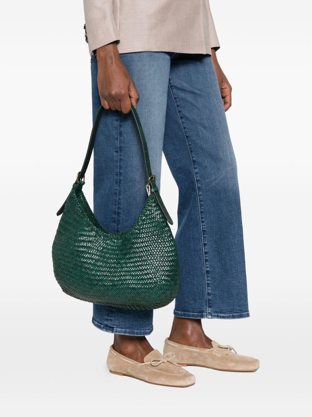 BORSA A SPALLA LUNA MEZZA IN VERDE FORESTA - DONNA 