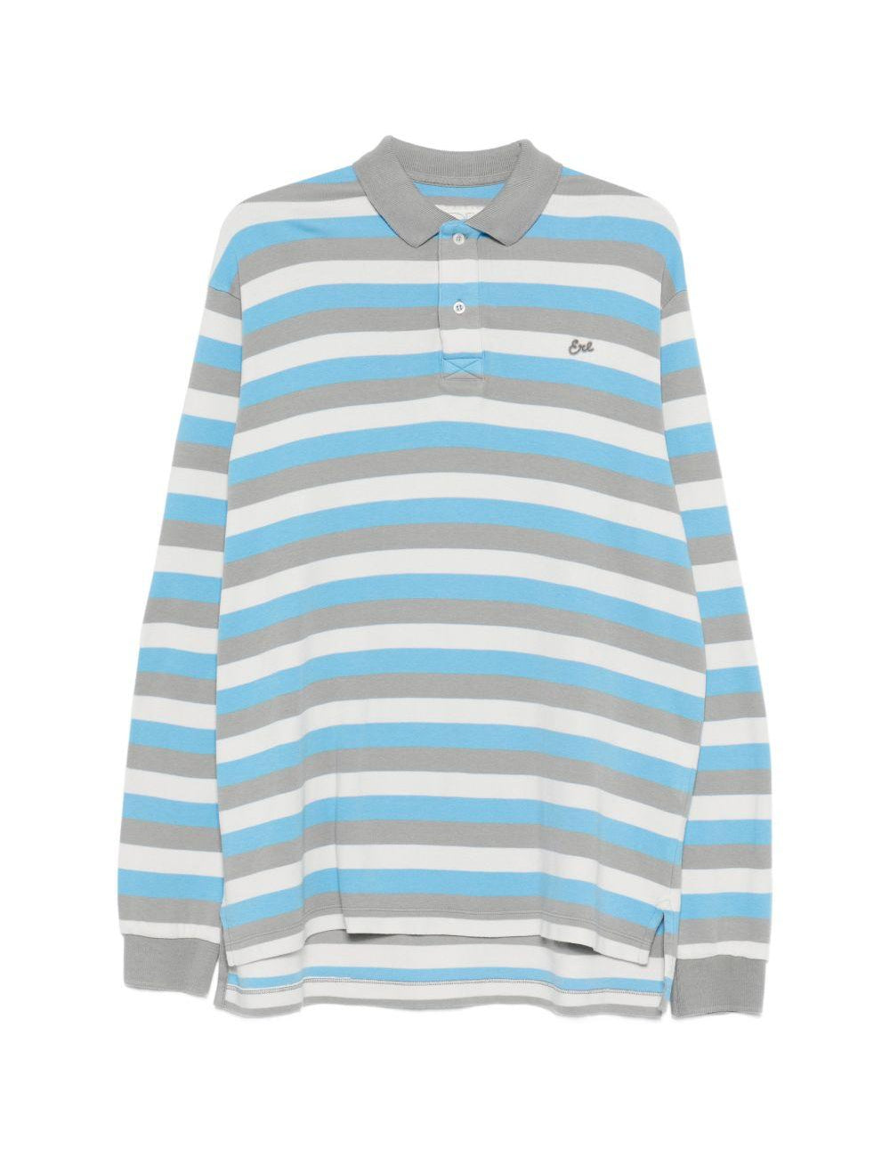Polo a righe in blu Erl - unisex 